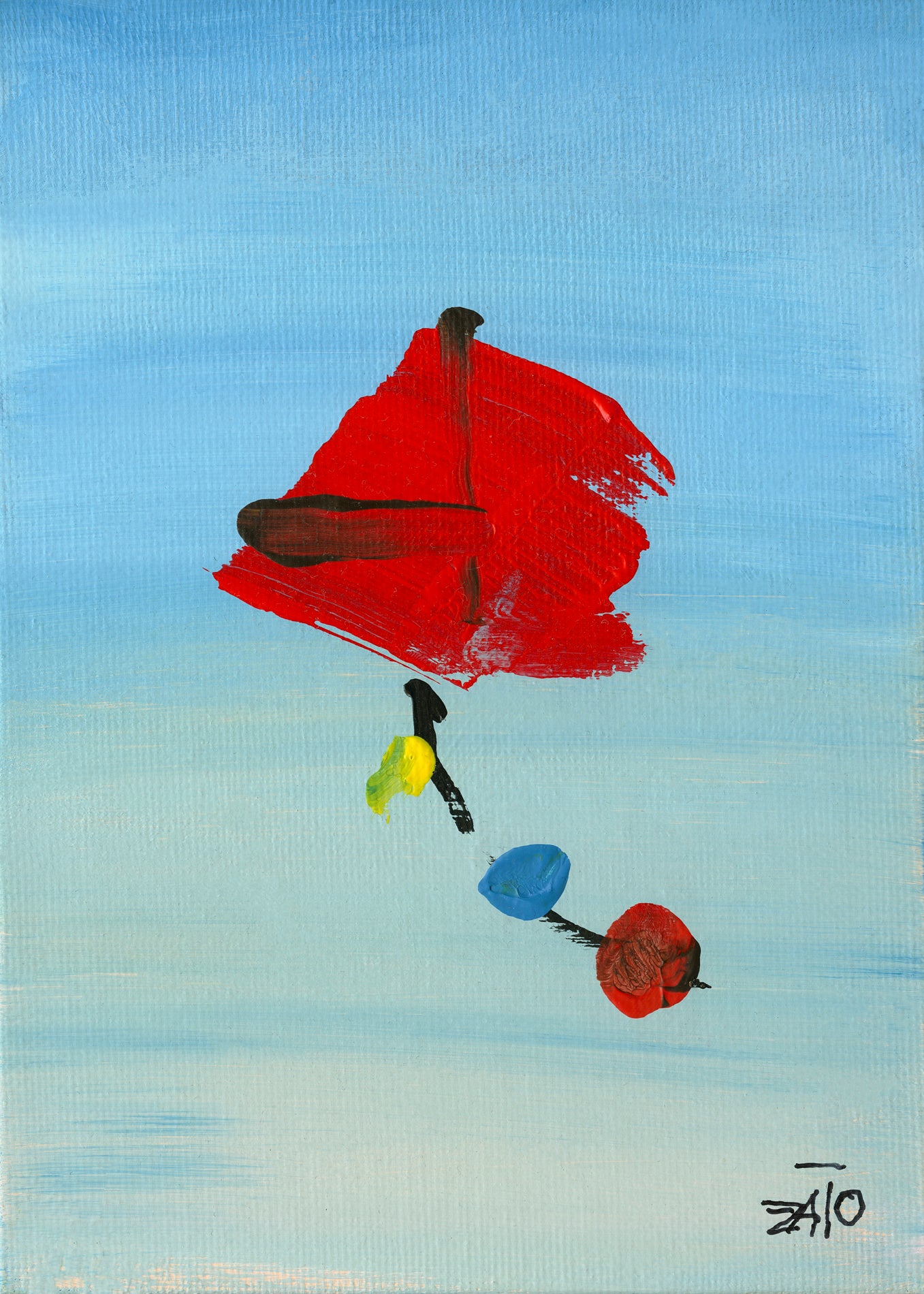 Roter Flugdrache