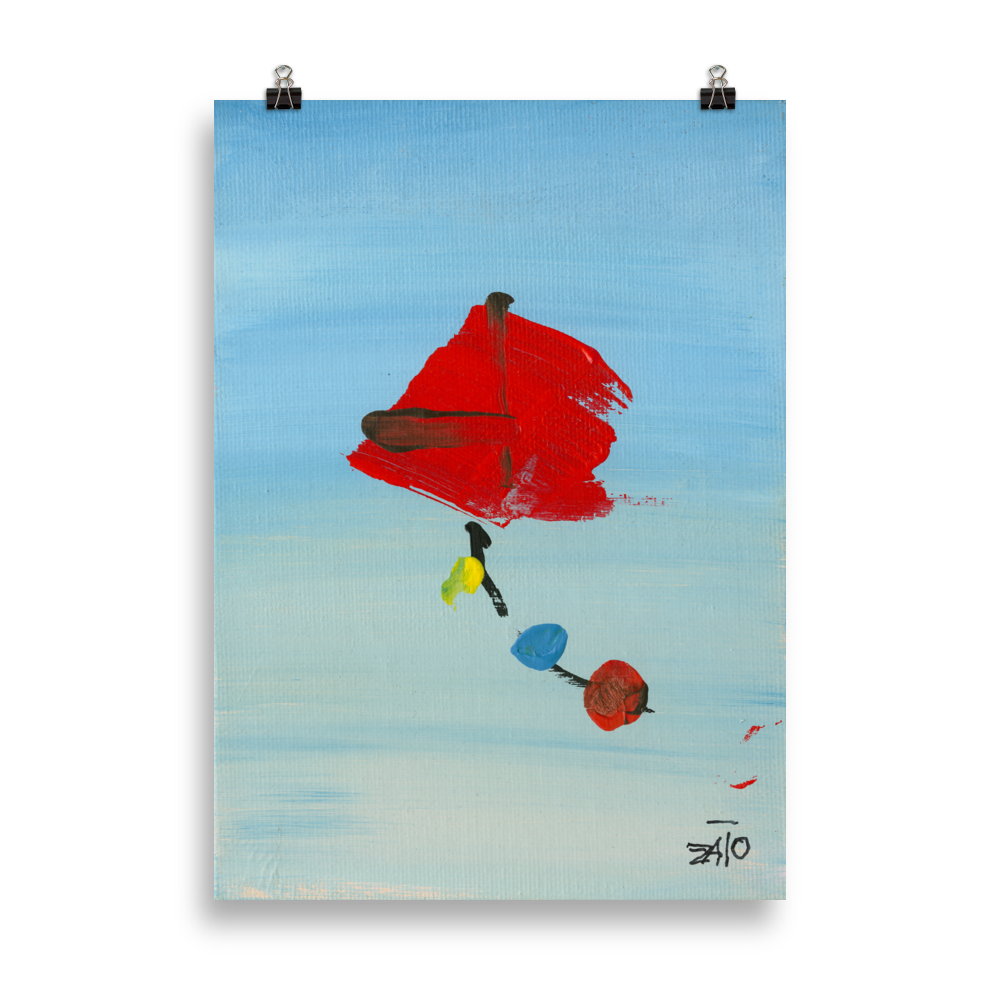 Roter Flugdrache - Poster