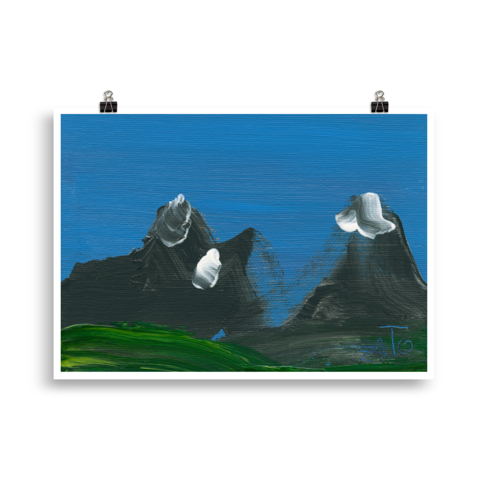 Poster - Berglandschaft