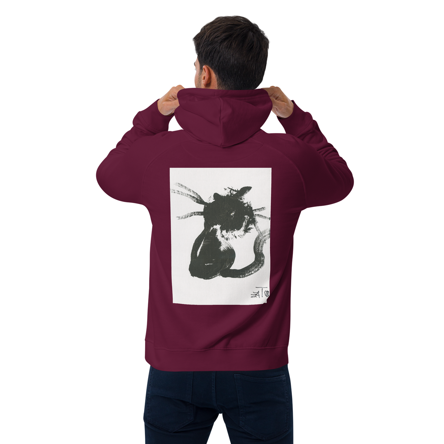 Unisex Bio-Raglan-Hoodie